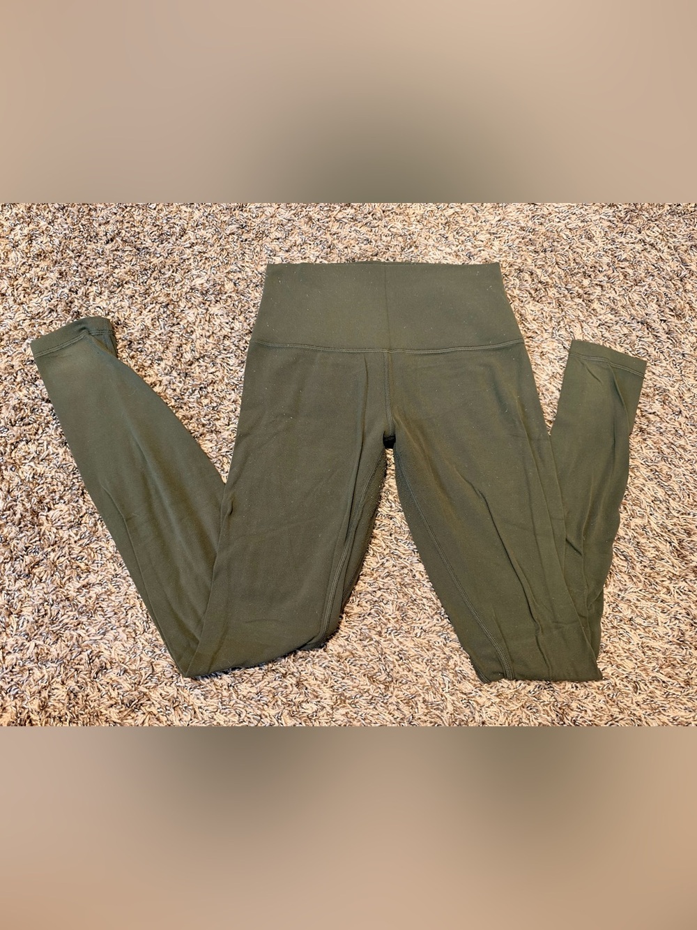 Lululemon align dark green leggings size 6